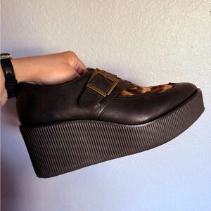 Gianni Bini Women’s Leopard Platform Creepers